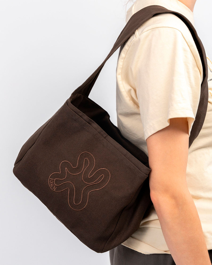BROWN // MINI SHOPPER