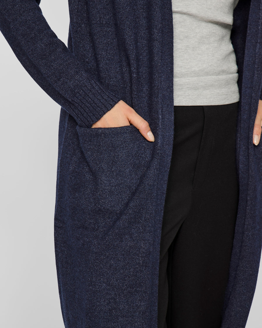 Viril long knit cardigan