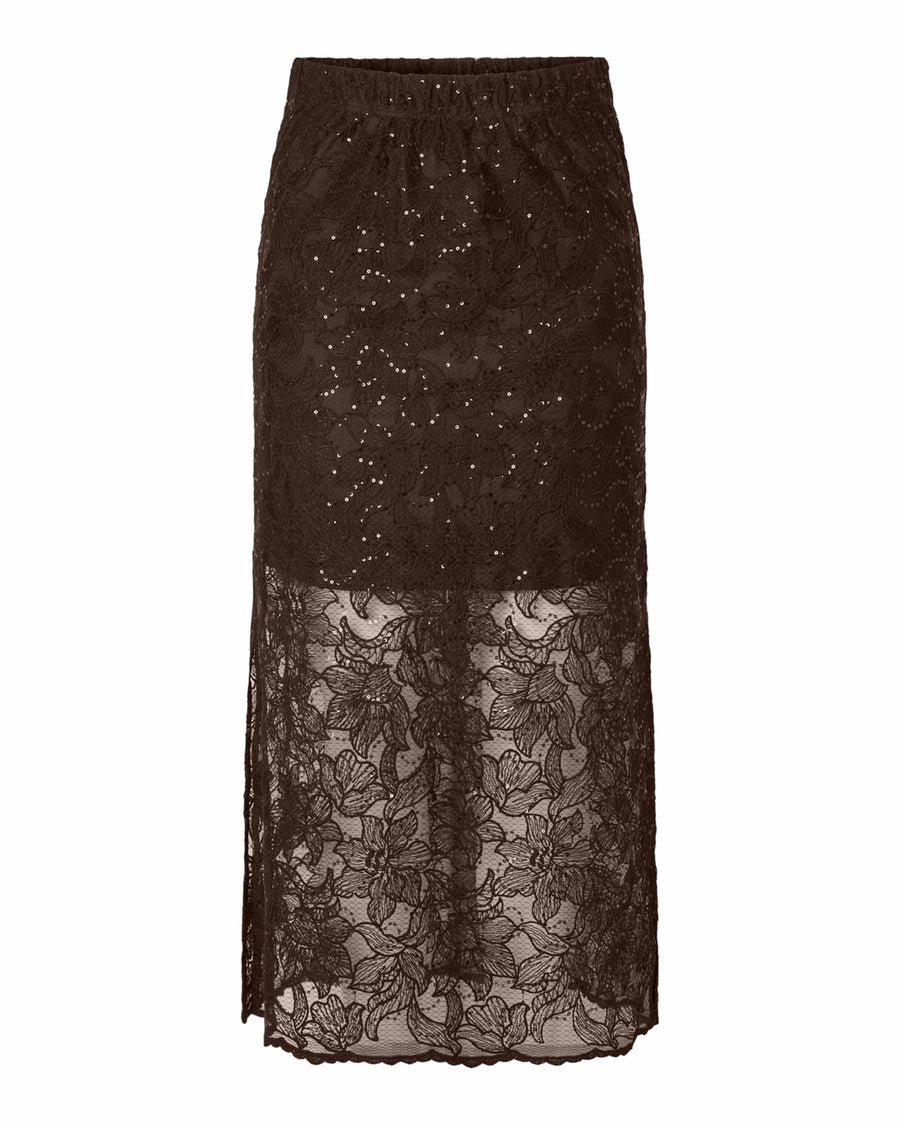 PCLOUISE HW MIDI SKIRT