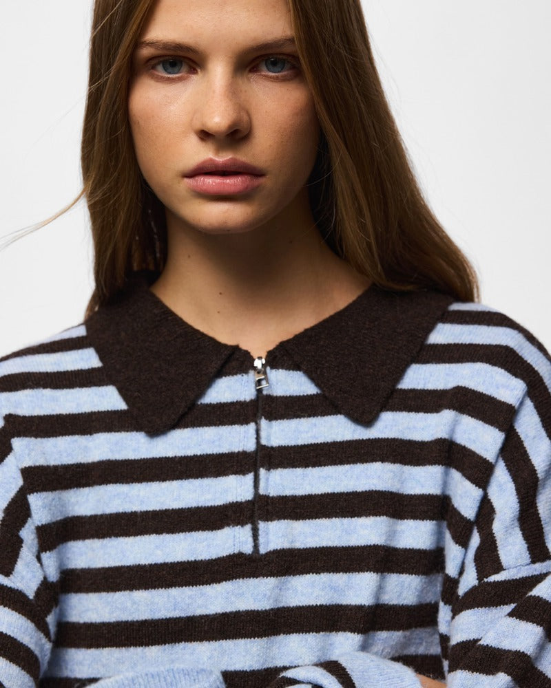PCCHARLOT LOOSE COLLAR KNIT