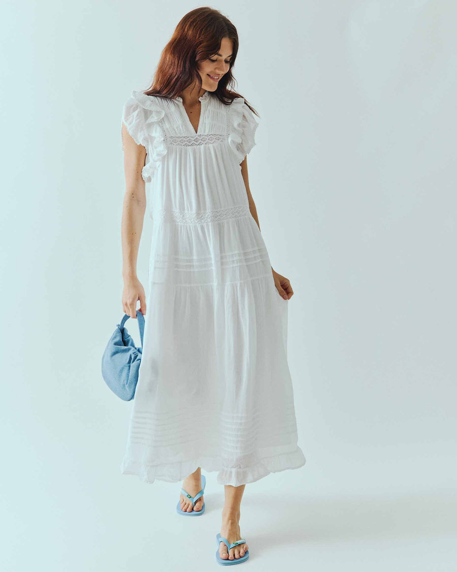Ollie long voile dress
