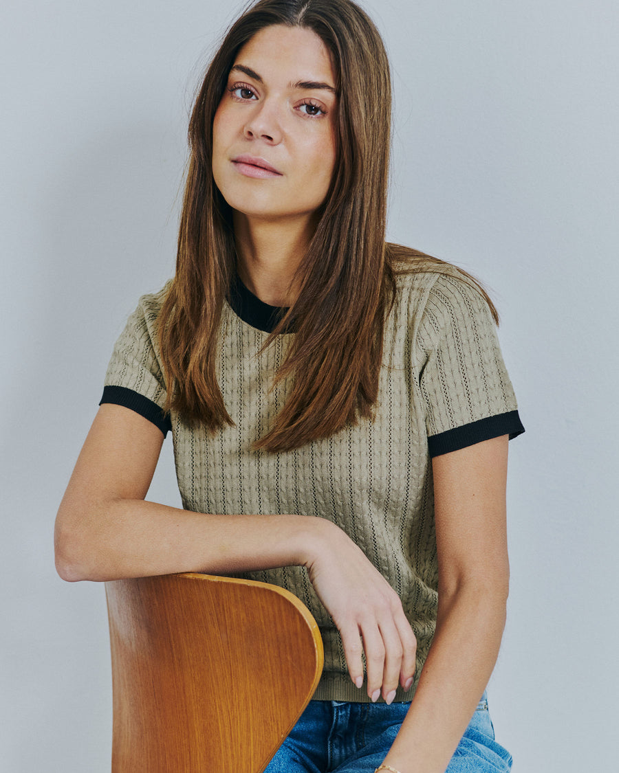 Alba knit tee
