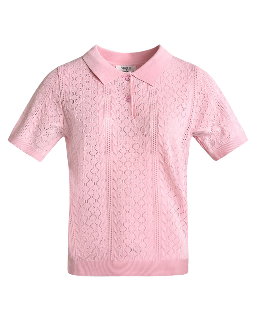 Alba ss knit polo