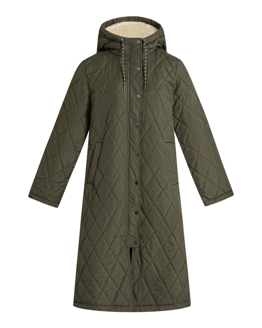 OBJAMANDA LONG QUILT COAT