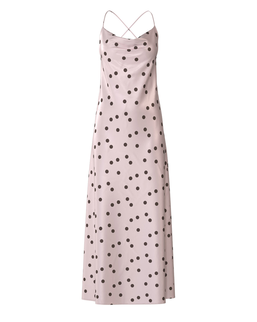 Objsally maxi slip dress