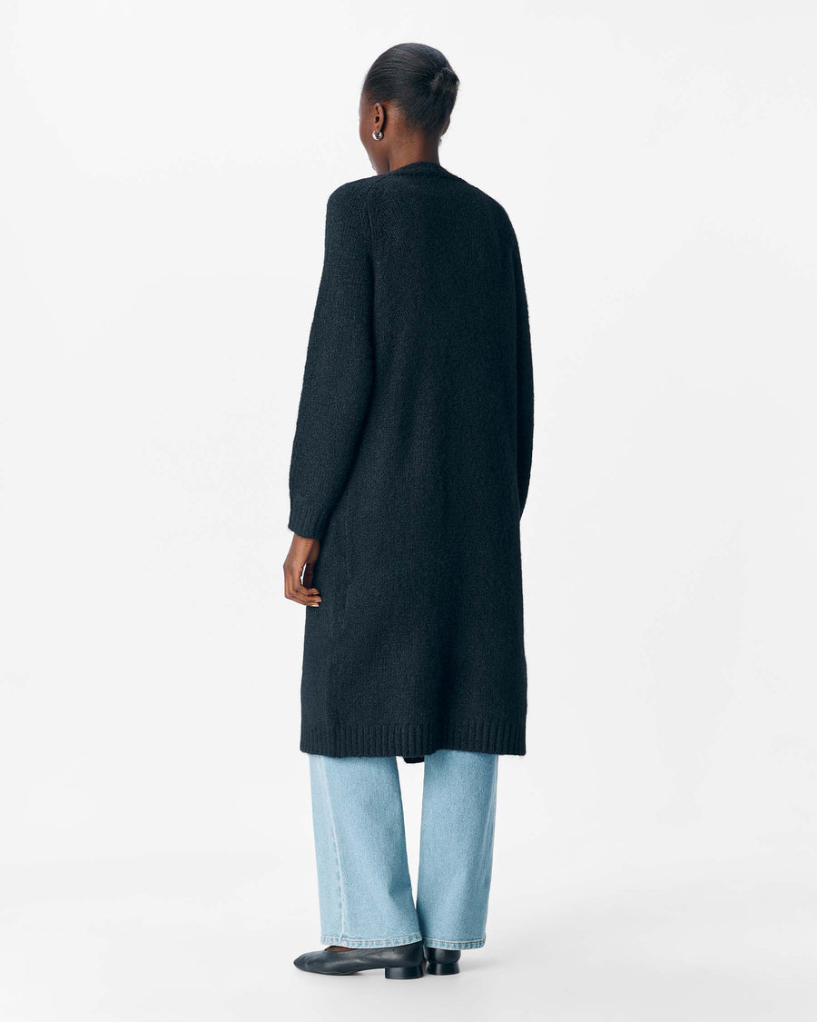 OBJMILU LONG KNIT CARDIGAN
