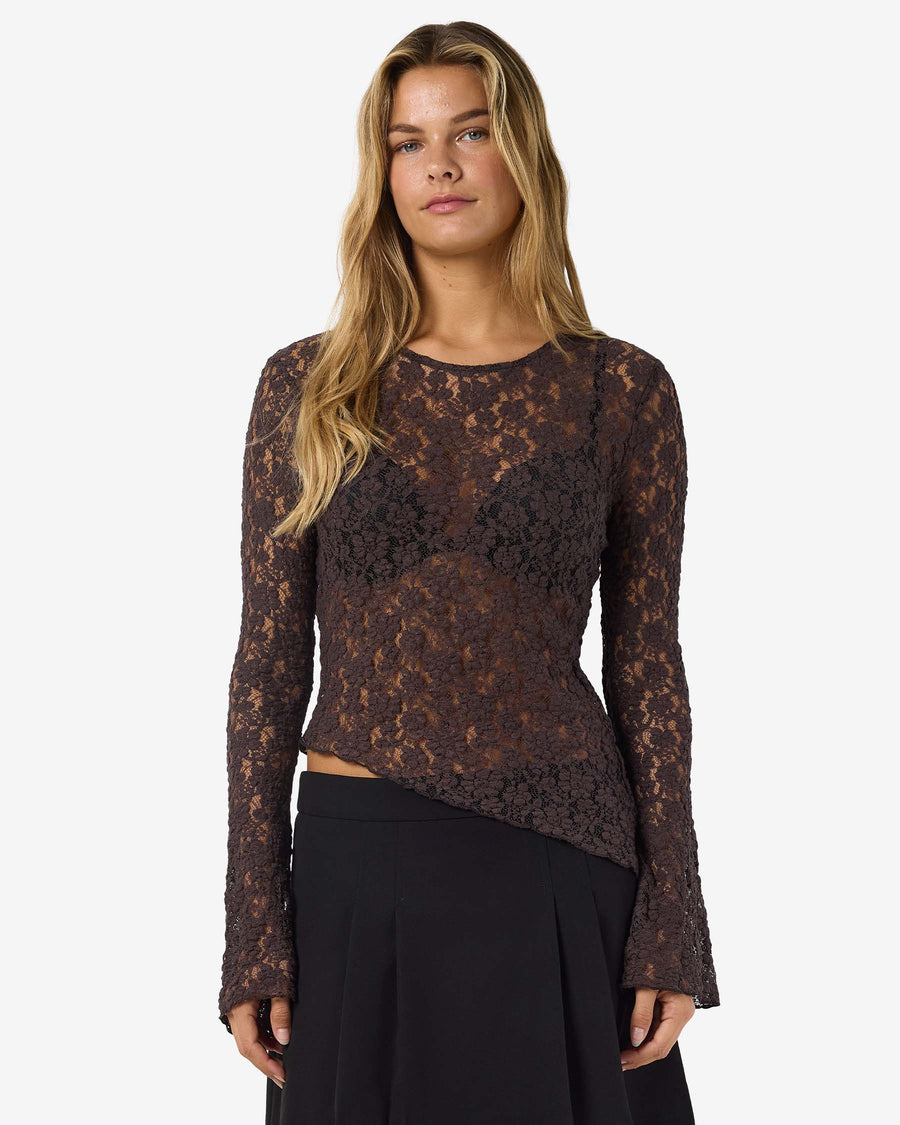 NMMIRIAM L/S ASSYMETRIC TOP