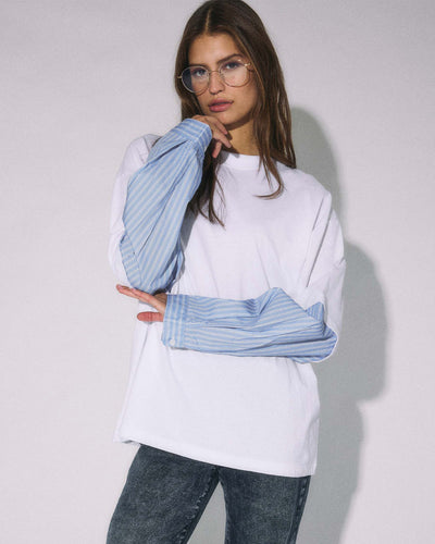 NMFREJA BELLE L/S MIX SHIRTThumbnail