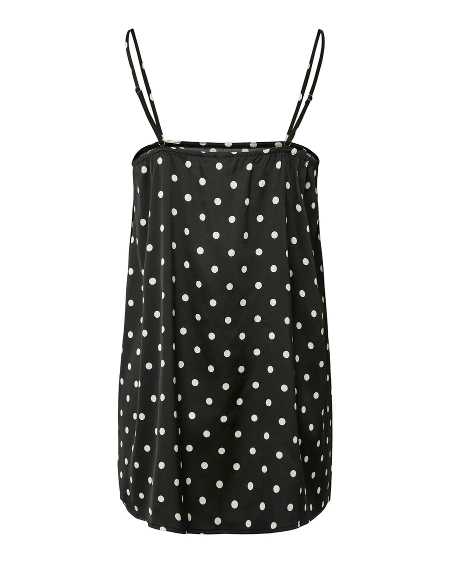 PCJYTTA STRAP SATIN TOP