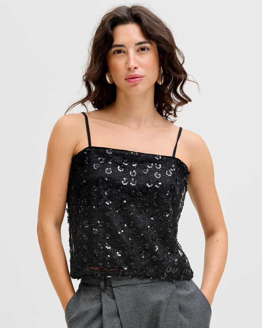 JXDREAM SEQUIN TOP