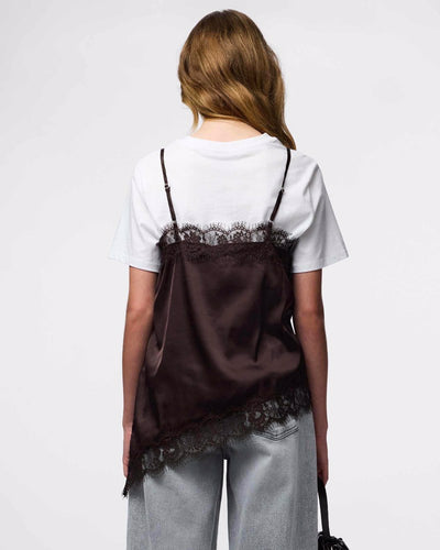 PCNOMI STRAP SATIN LACE TOPThumbnail