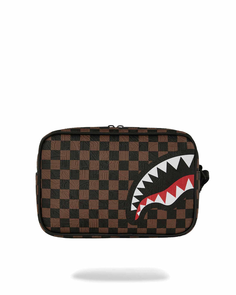 CHECK 2 EMBOSS TOILETRY BAG