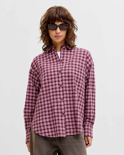 JXJAMIE FLANNEL DETAIL SHIRTThumbnail