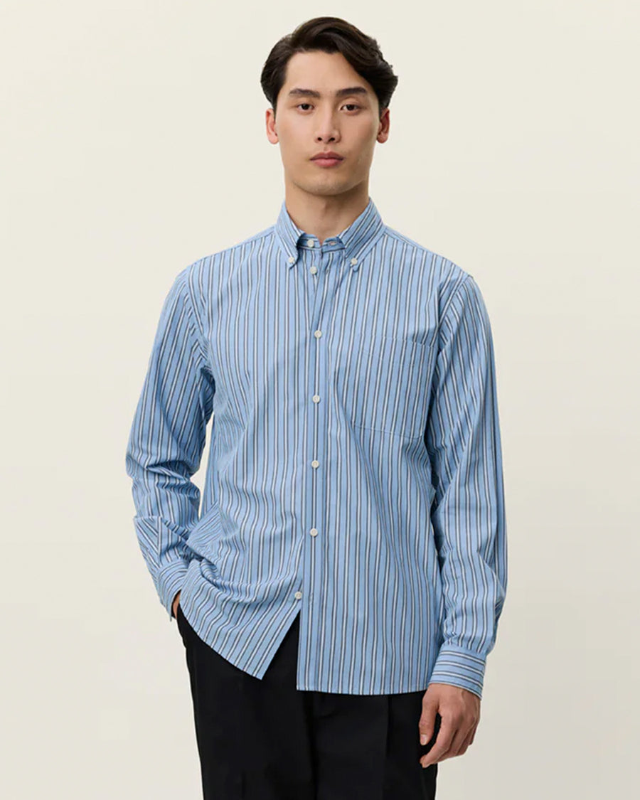 Kent Stripe Poplin Shirt