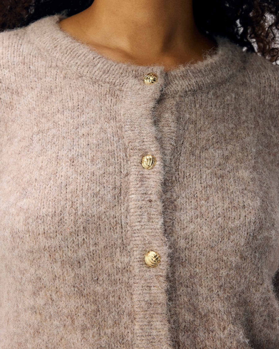 OBJSAGGIA RE L/S KNIT CARDIGAN