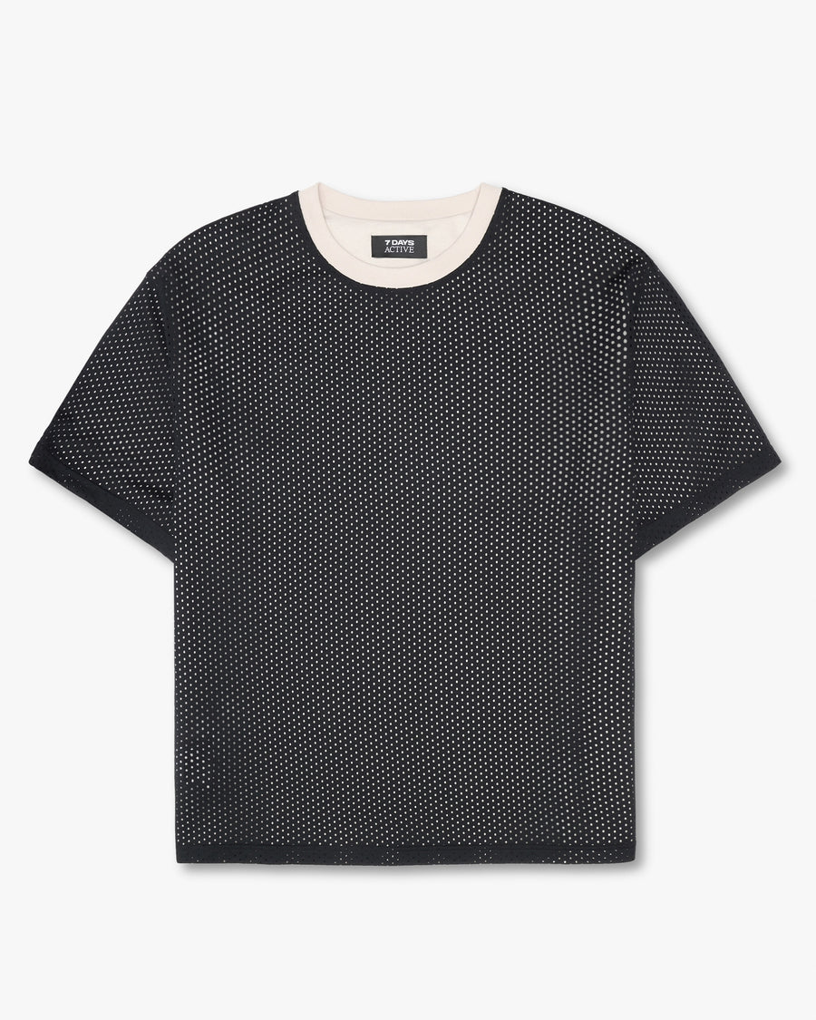 Mesh Cotton Tee