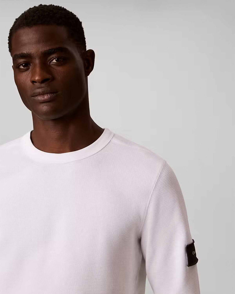 LS WAFFLE BADGE TEE