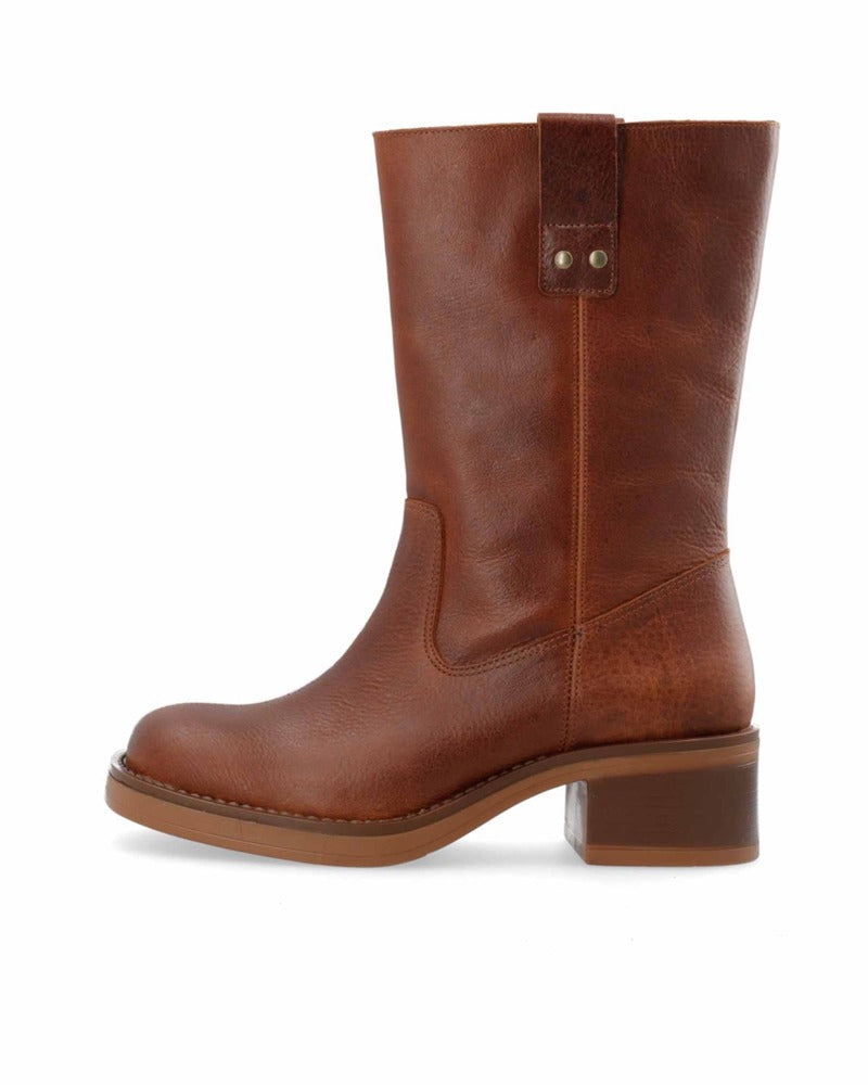 BIAMARY Mid Boot Leather