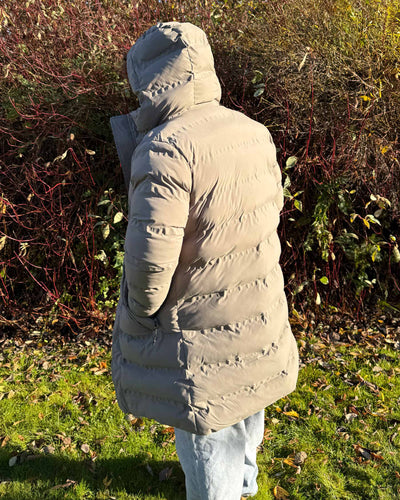Coated long puffer jacketThumbnail