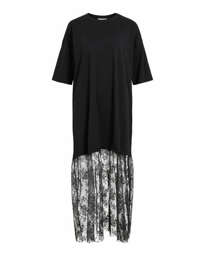 VIKATA S/S OVERSIZE LACE DRESSThumbnail