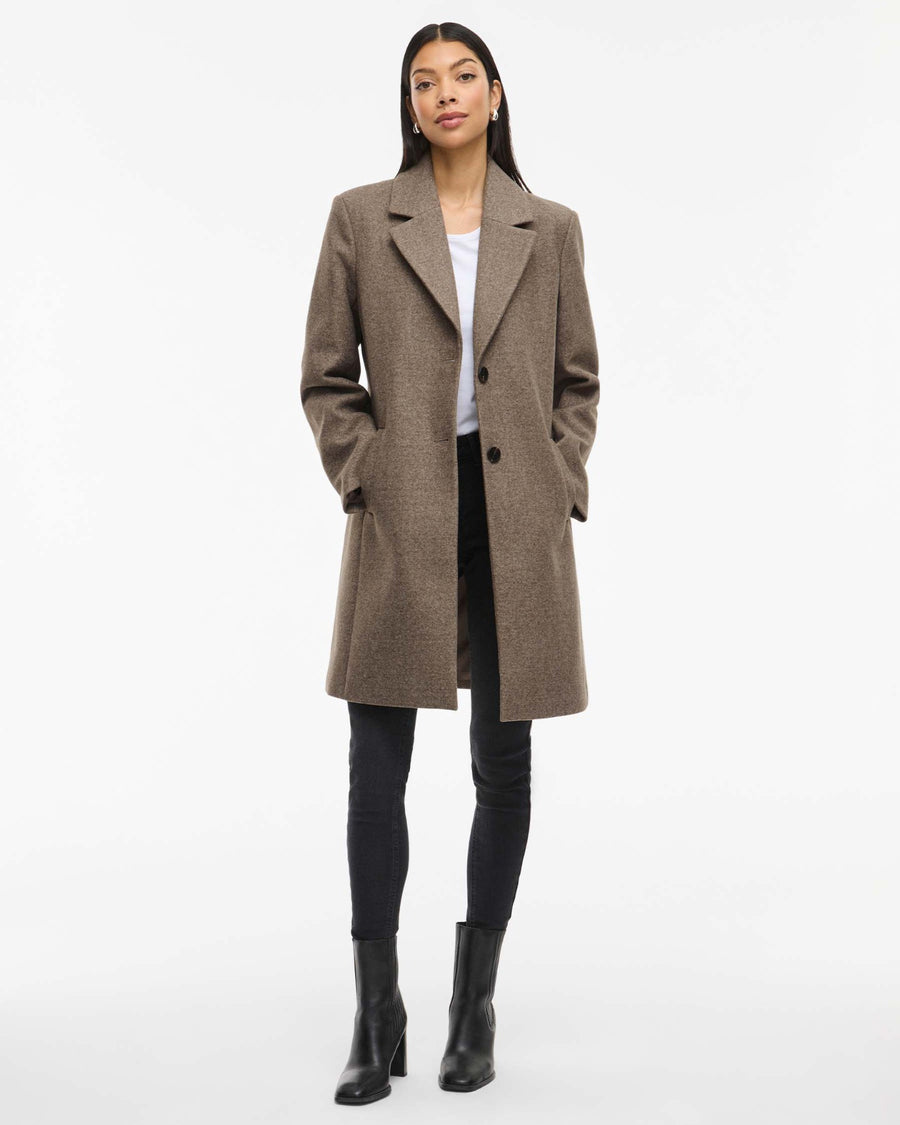 VICLAUDIA BUTTON COAT