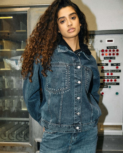 NMOREON KETTIE L/S STUD JACKETThumbnail