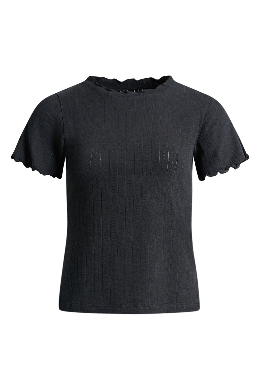 Puranine ss pointelle tee
