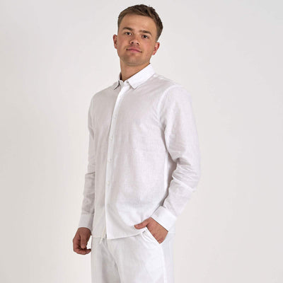 Mario linen Shirt LSThumbnail
