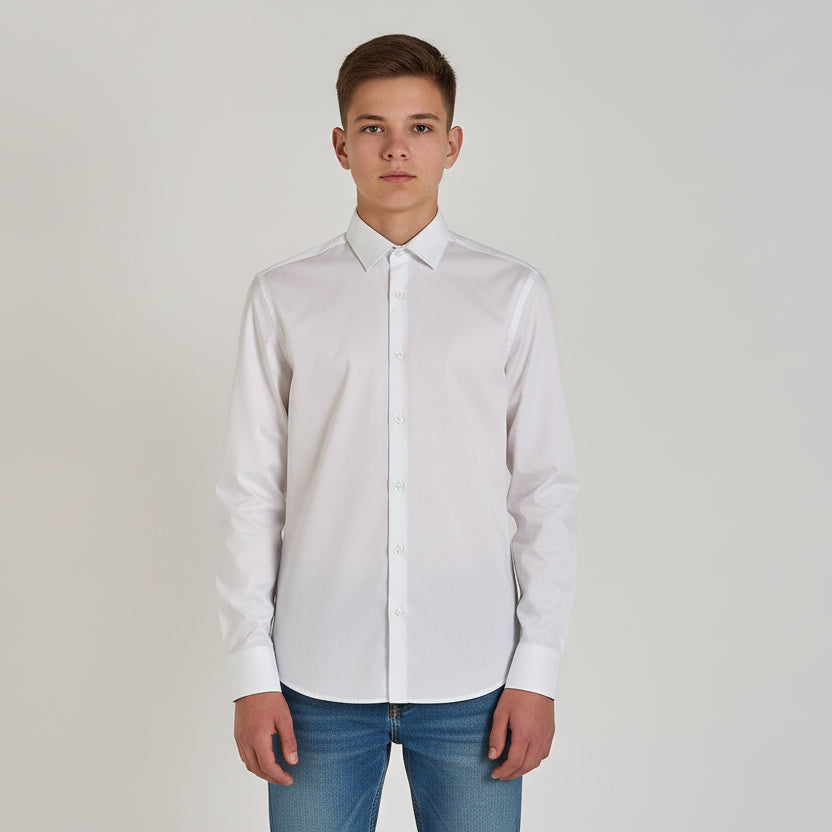 Poplin stretch shirt