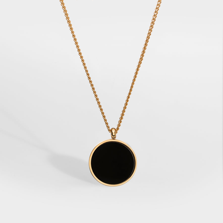 Black Onyx Pendant Necklace