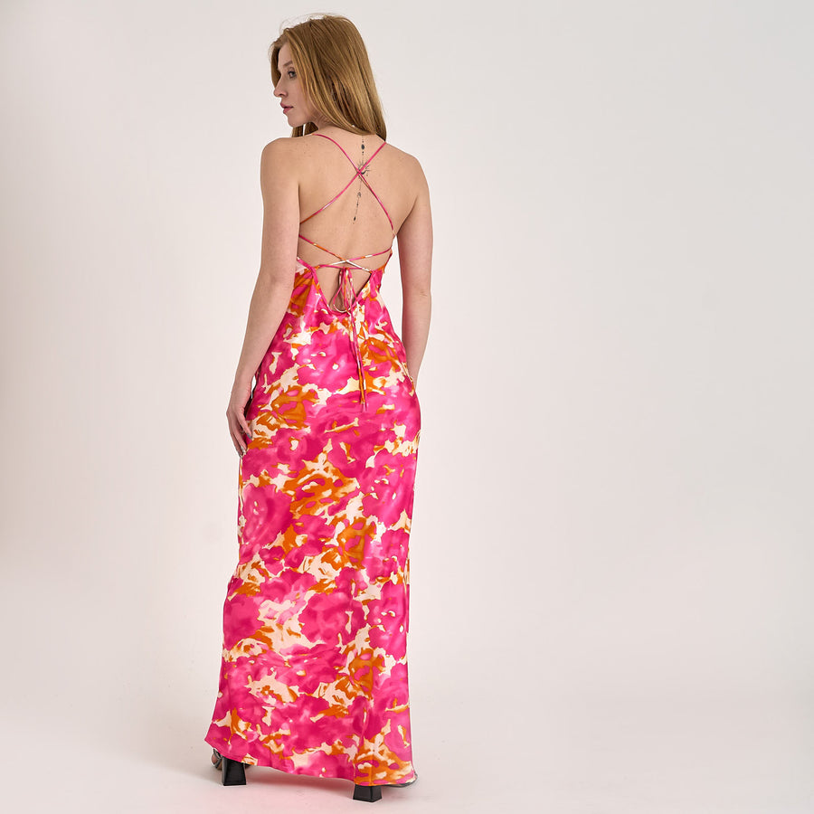 Objsally maxi slip dress
