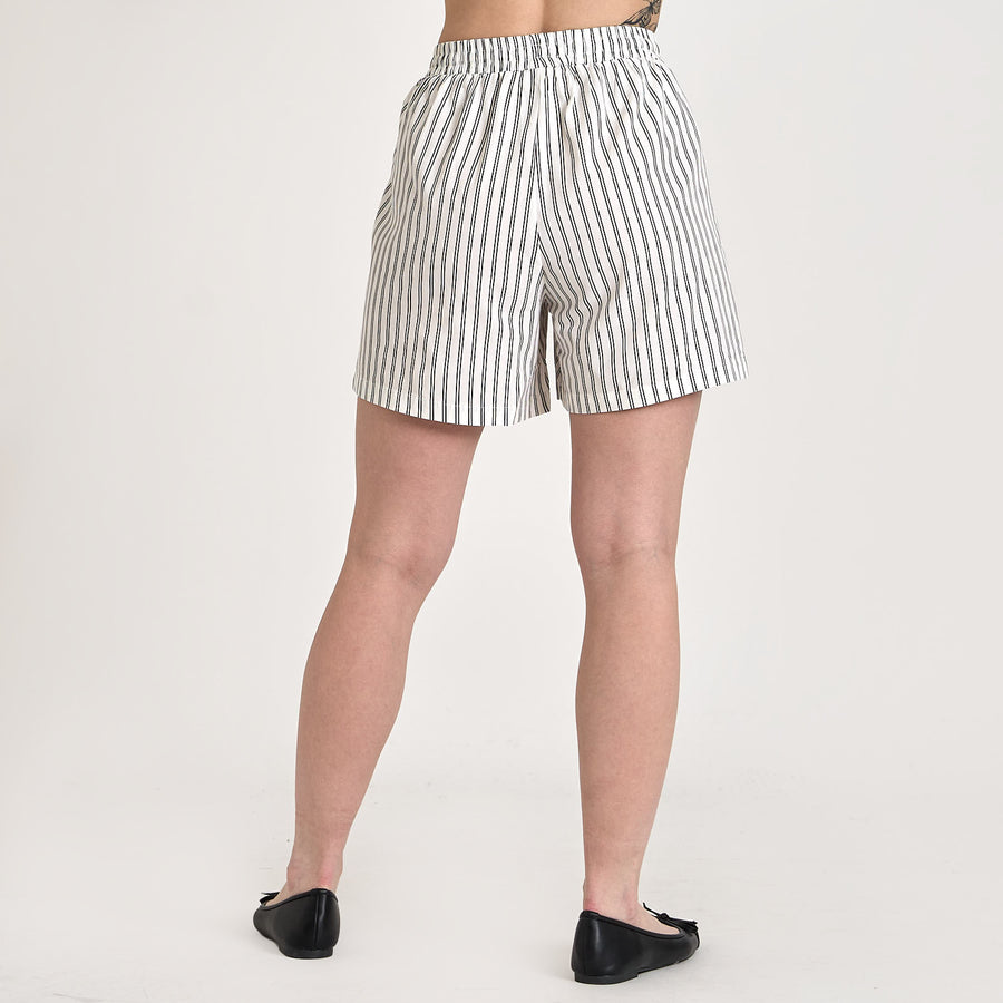 Purcathrine stripe shorts