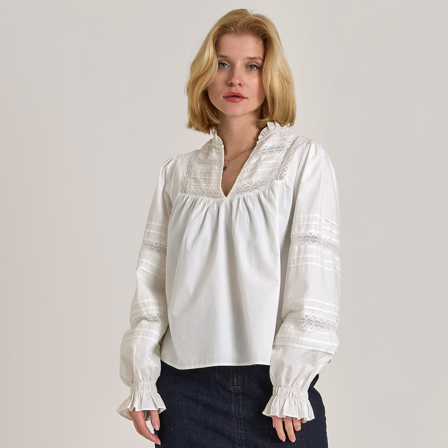 Esla poplin blouse