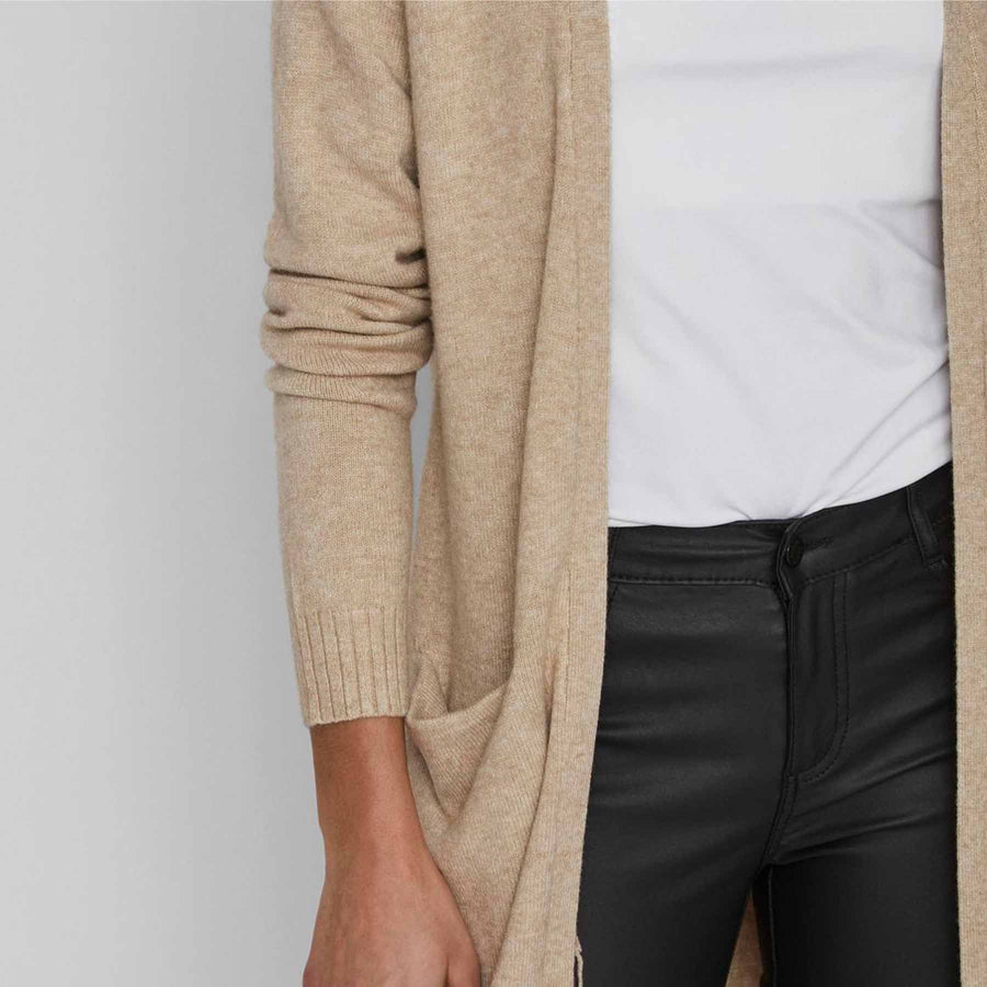 Viril long knit cardigan