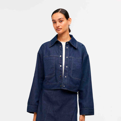 Objjune denim ls jacketThumbnail