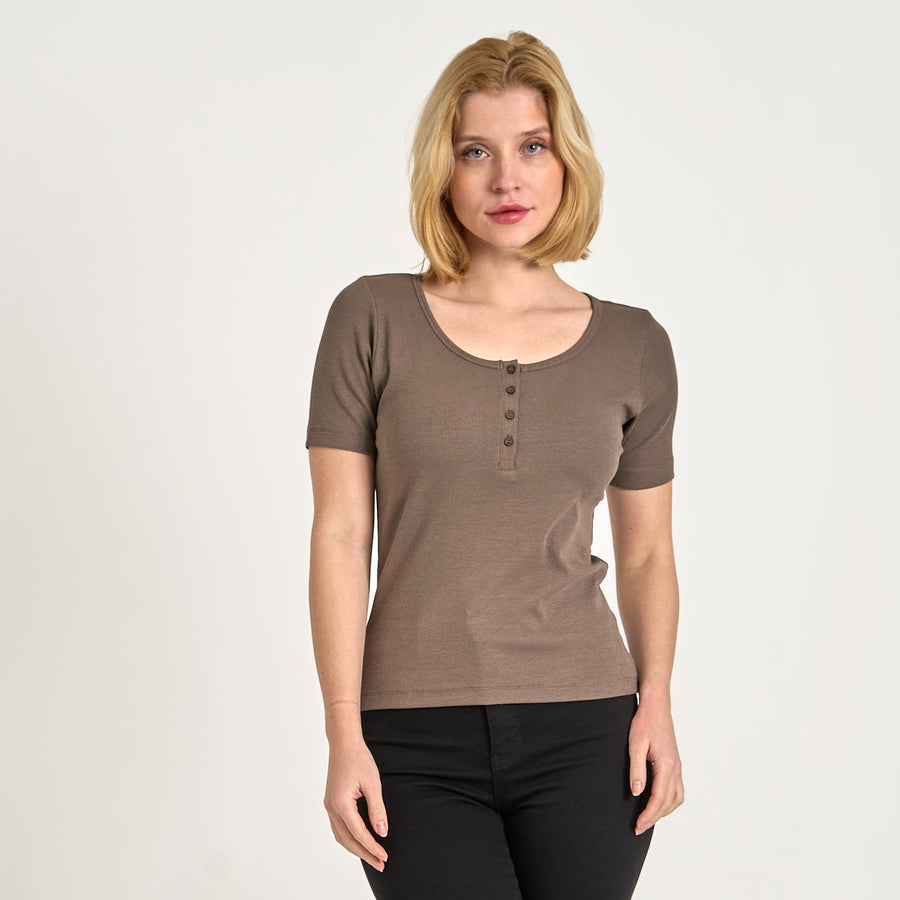 Lara rib tee