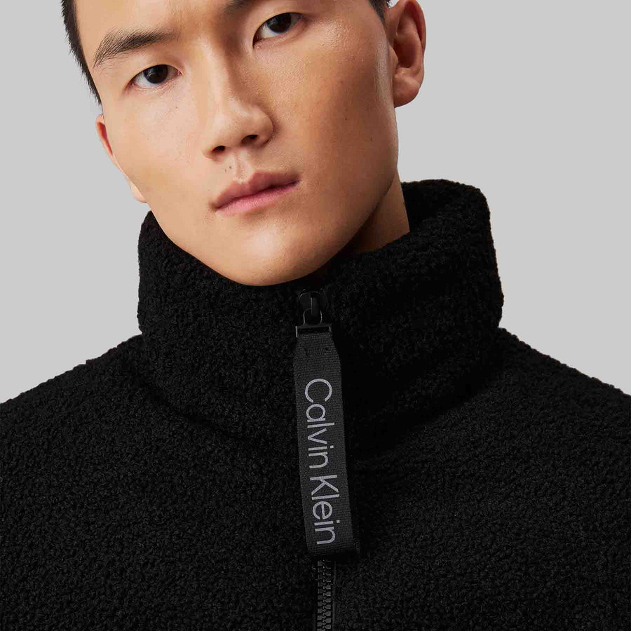 Sherpa puffer jacket