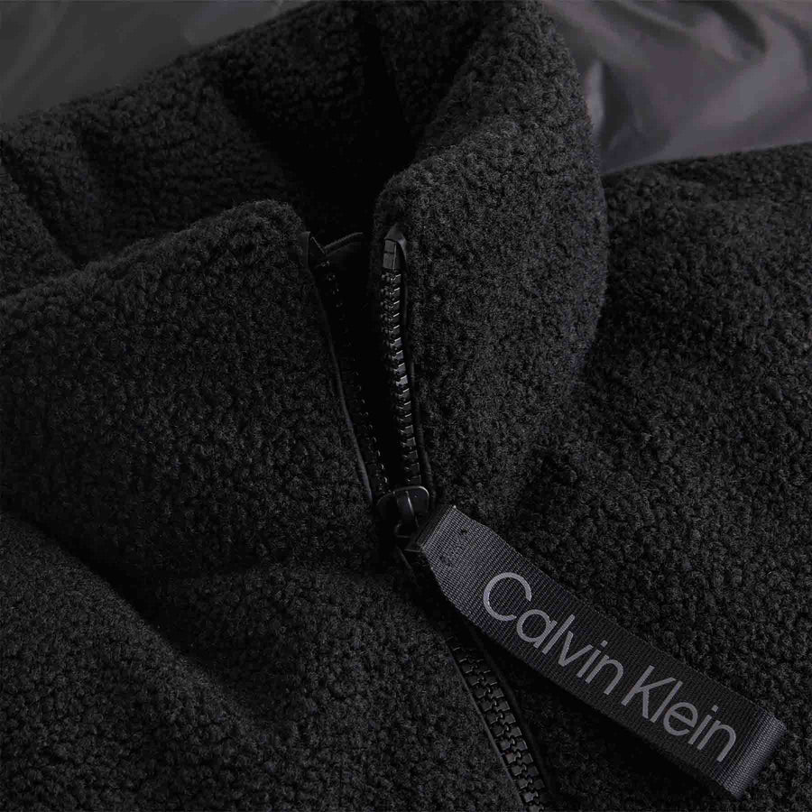 Sherpa puffer jacket