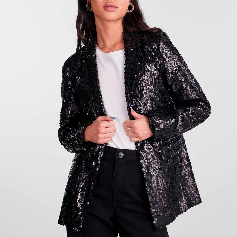 Pcbossy sequin blazer