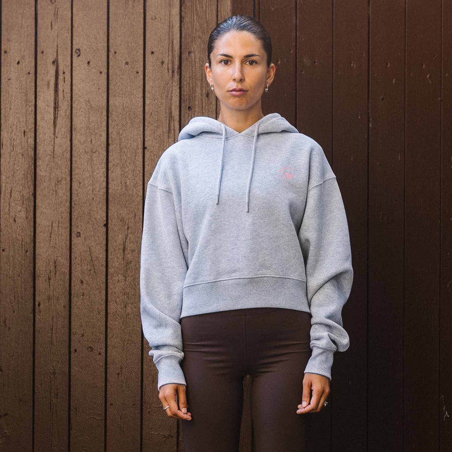 Organic fitted hoodie