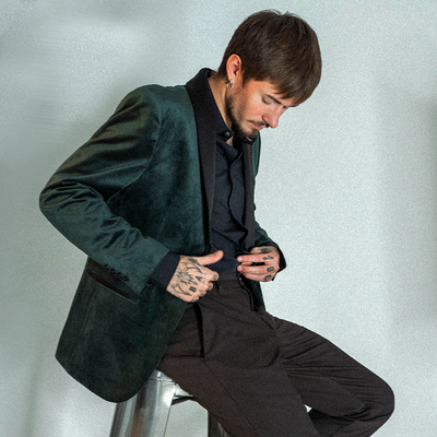 Velour blazerThumbnail