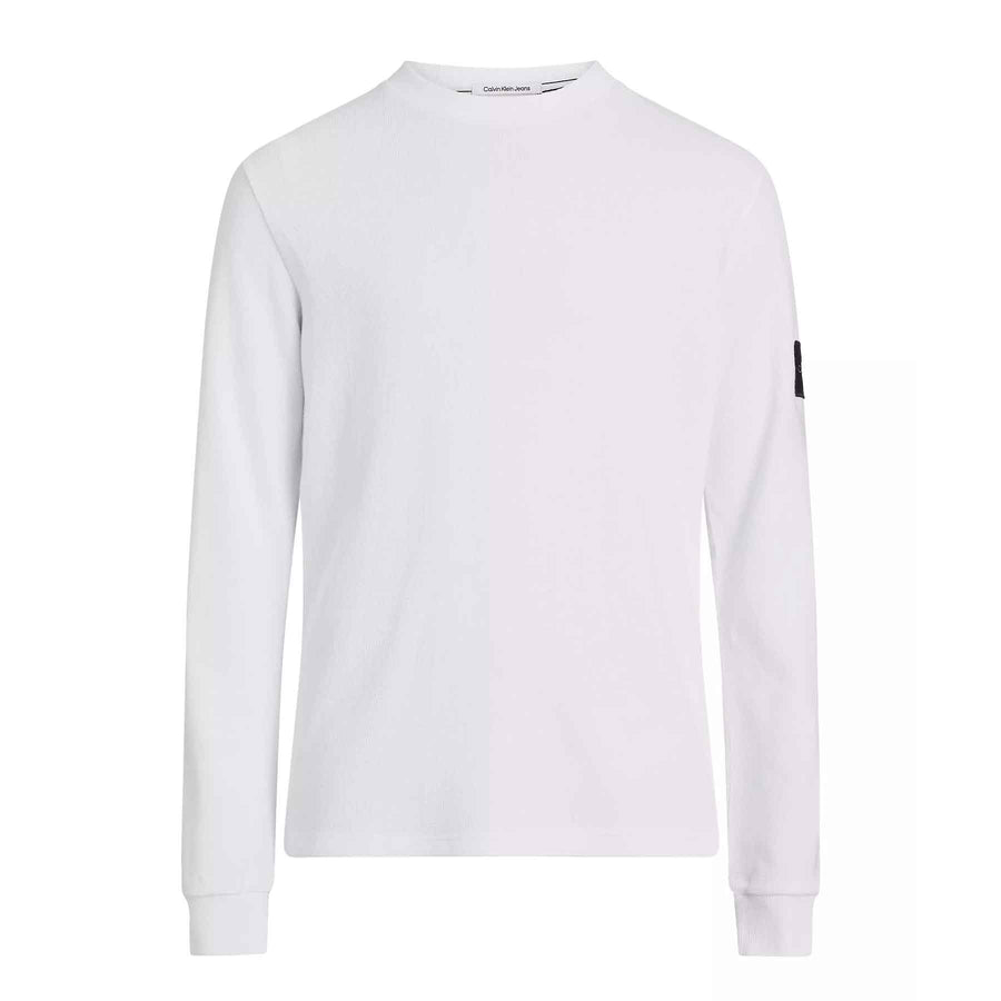 Badge waffle ls tee