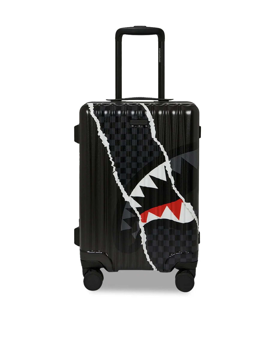 CENTER RIP REVEALING CARRY-ON