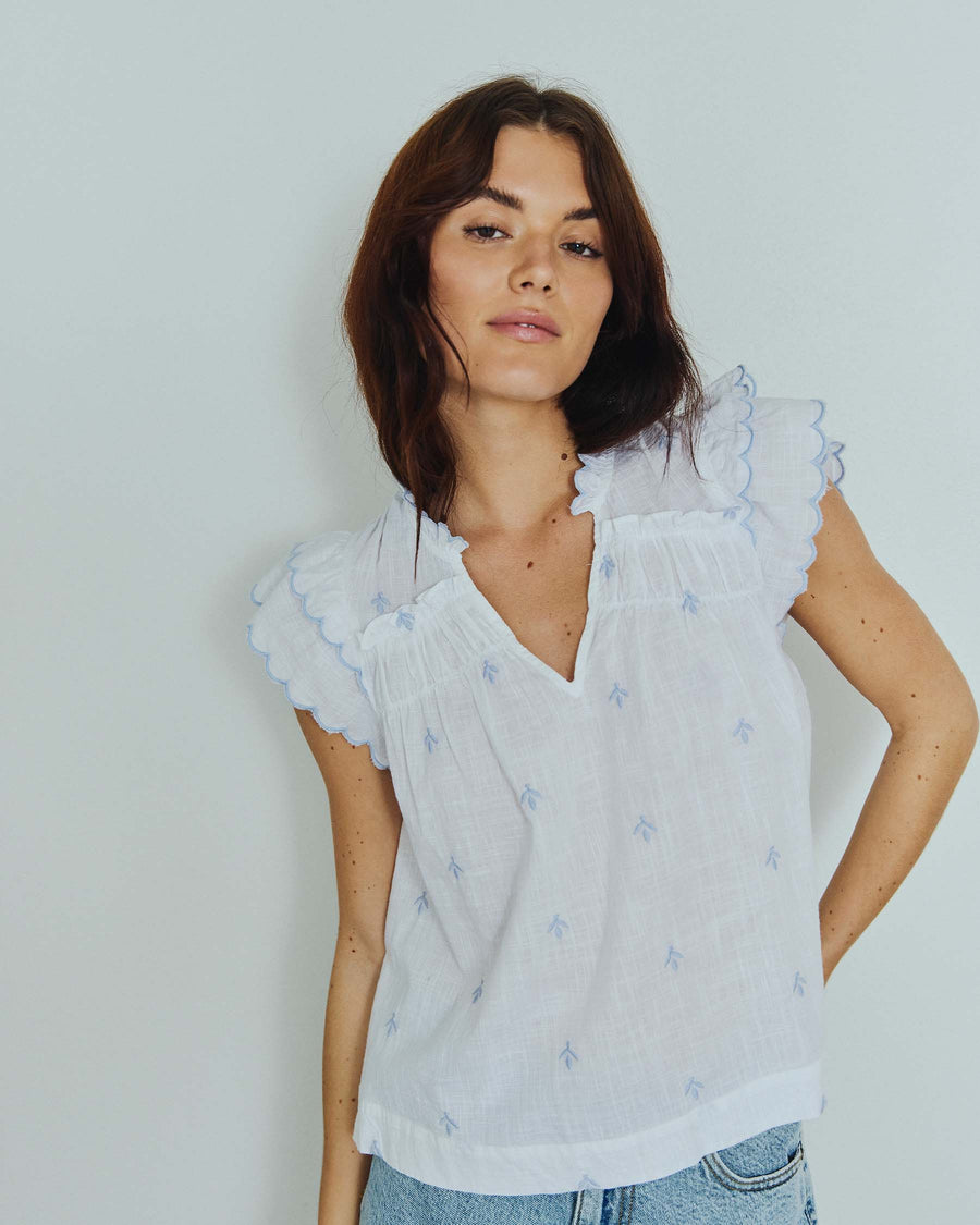 Jessie embroidery top