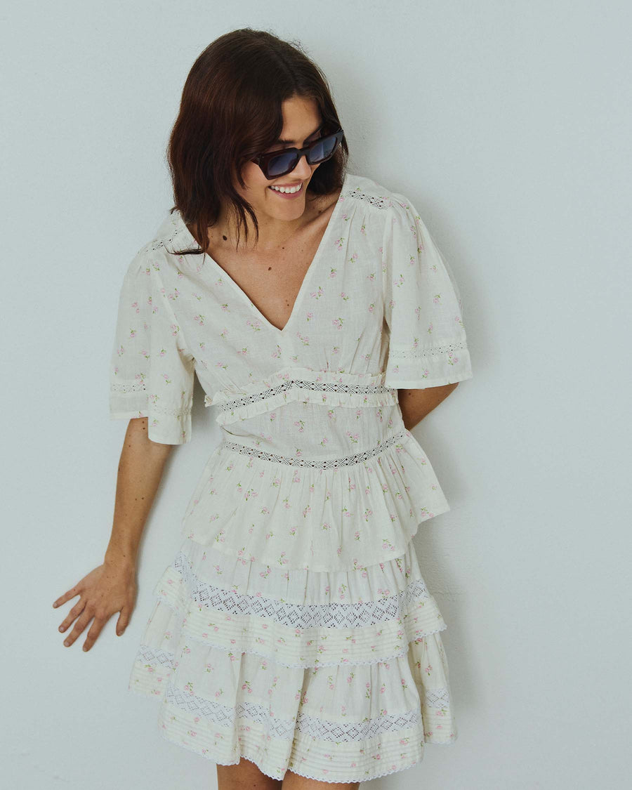 Denise flower blouse