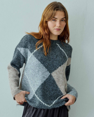 Liana fluffy knit blouseThumbnail