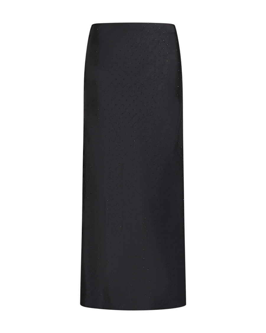 Valery stone satin skirt