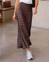 Klara satin skirt