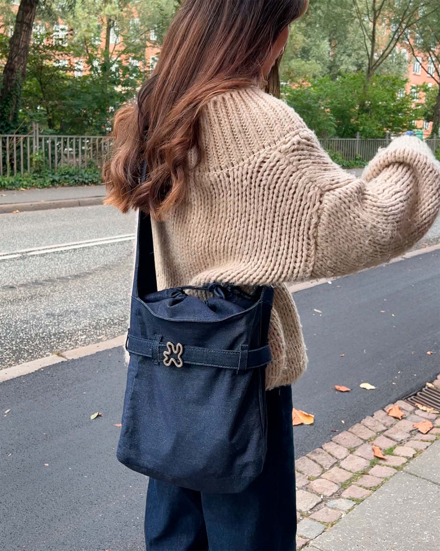 Denim crossbody