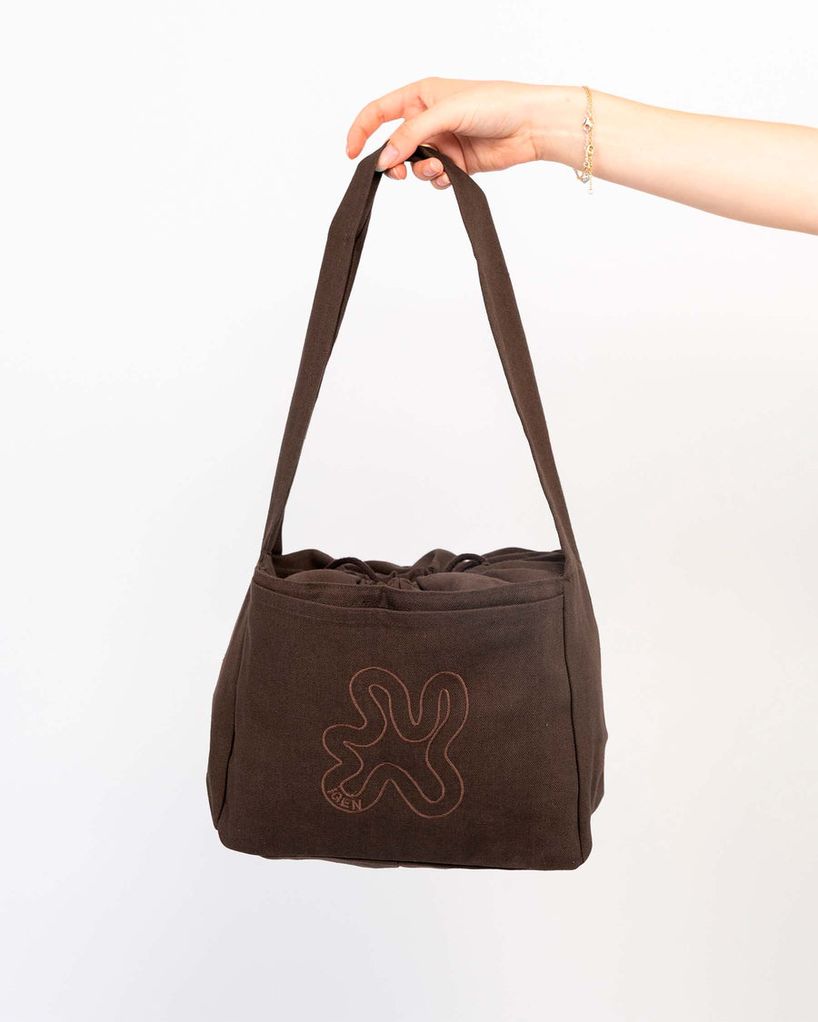 BROWN // MINI SHOPPER